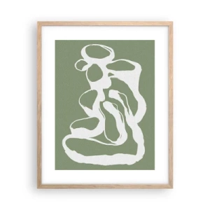 Een poster in een licht eiken lijst - De roep van de ruimte - 40x50 cm