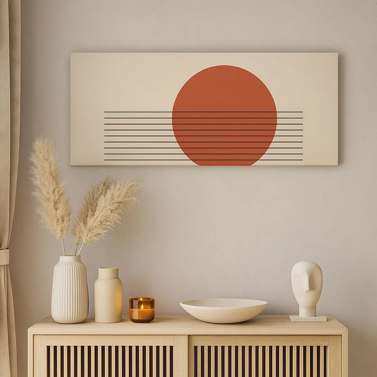 Schilderen op canvas - Opnieuw en opnieuw en verder - 100x40 cm