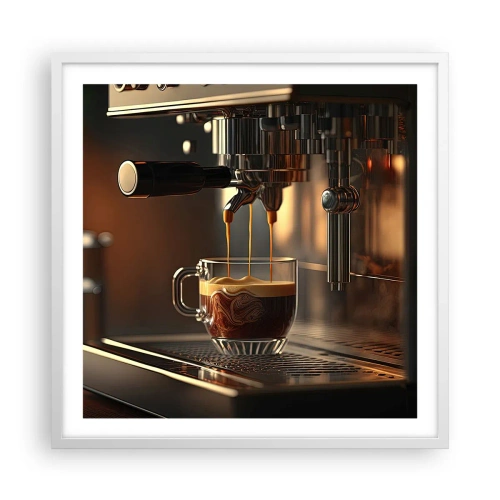 Poster in een witte lijst - Een sensuele mix - 60x60 cm