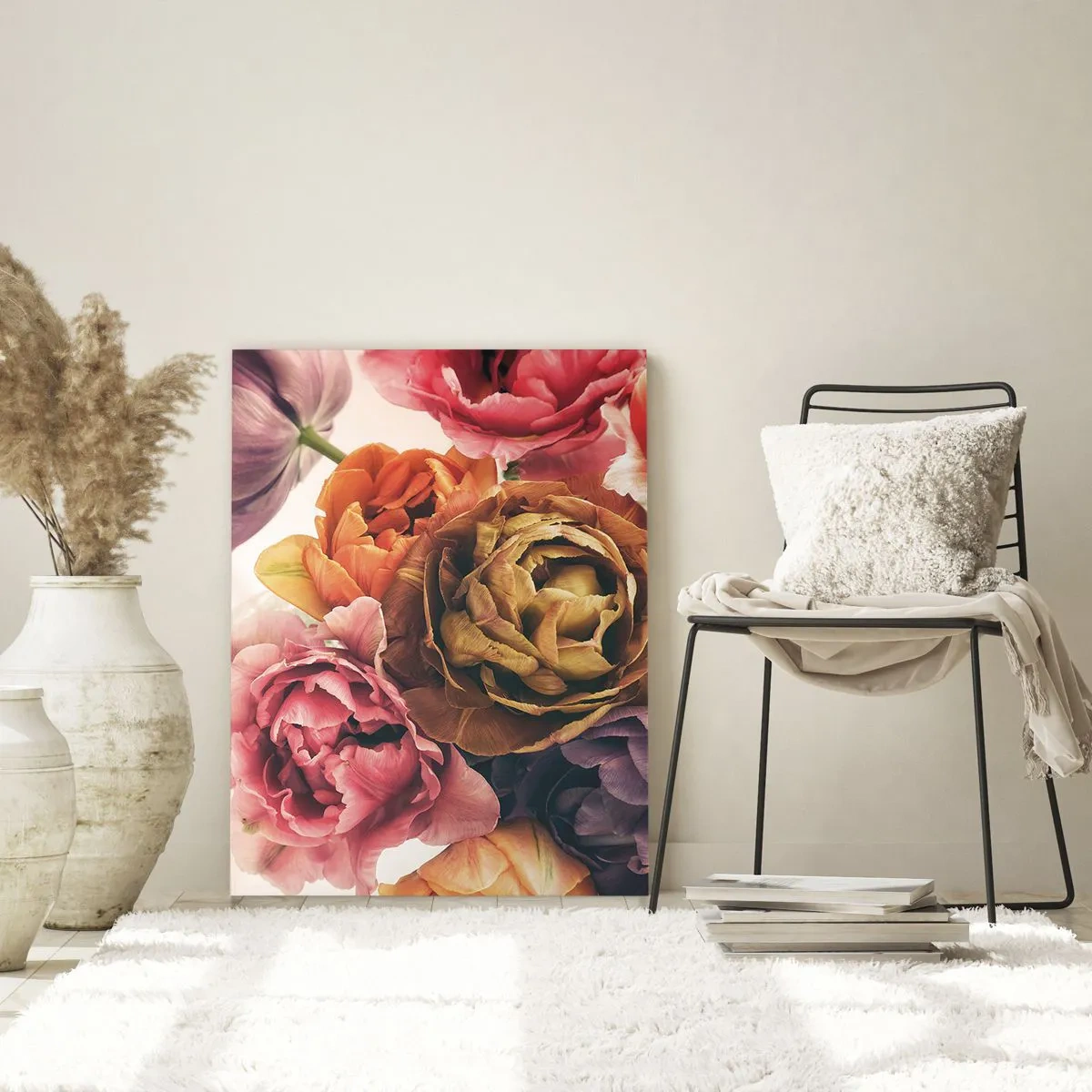 Schilderen op glas - Een viering van het leven - 80x120 cm