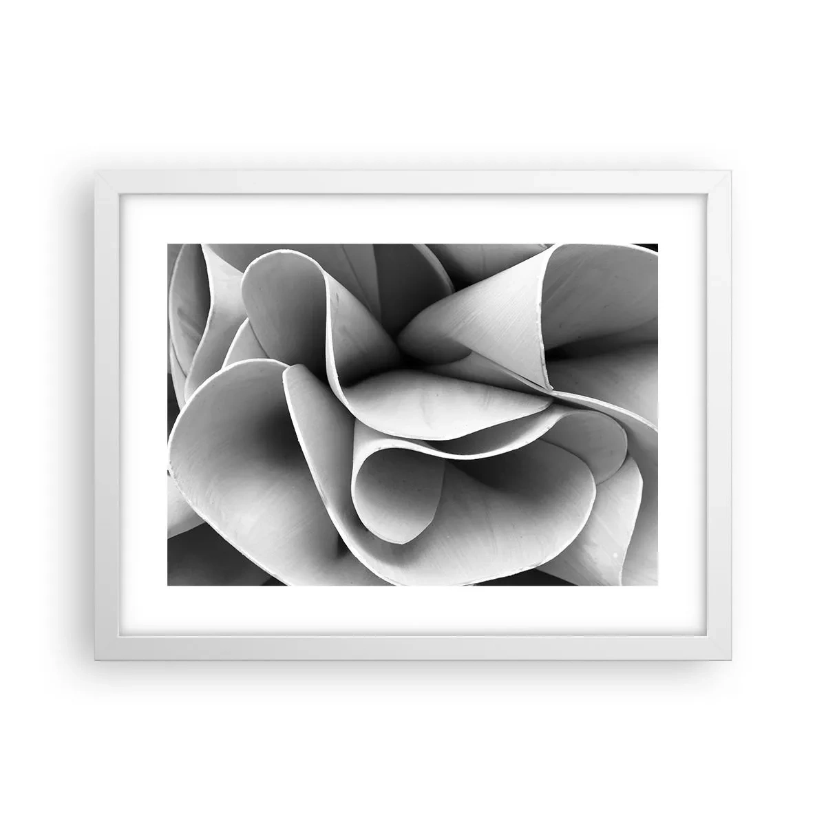 Poster in een witte lijst - Het gebeurt in de ruimte - 40x30 cm