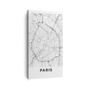 Schilderen op canvas - Parijs bloem - 45x80 cm