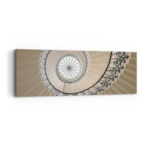 Schilderen op canvas - Binnenin de schaal - 90x30 cm