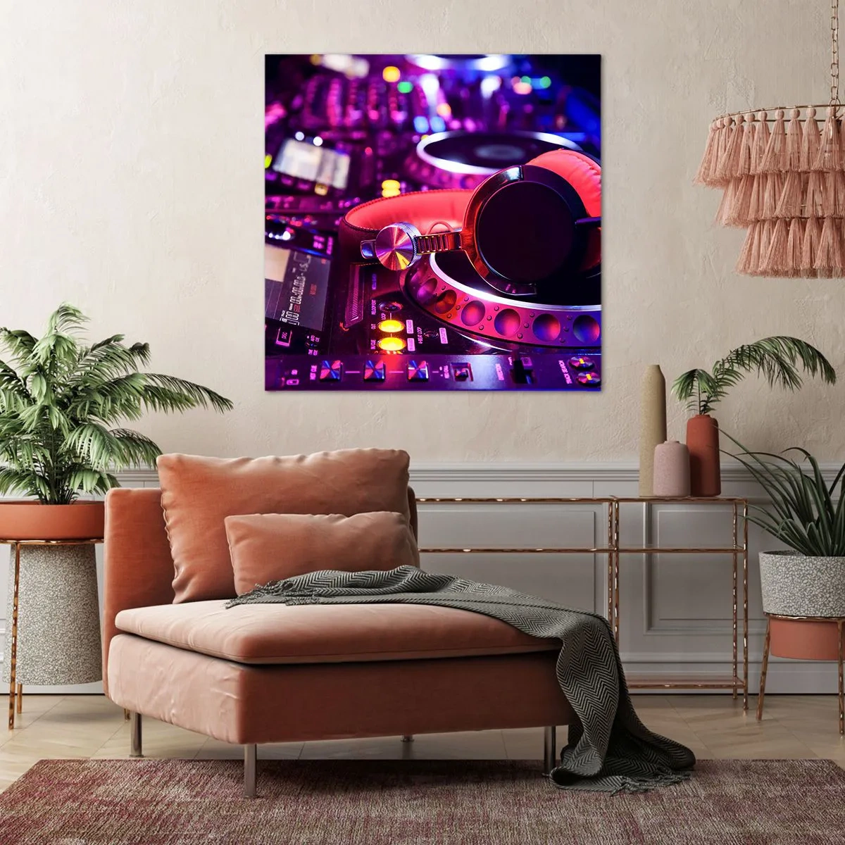 Schilderen op canvas - Voordat het plezier begint - 50x50 cm