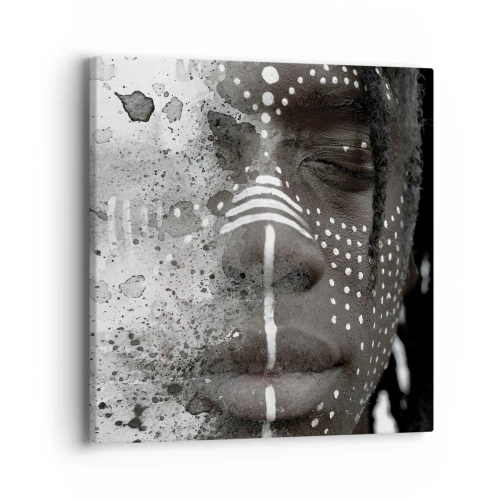 Schilderen op canvas - Ontdek de oergeest - 40x40 cm