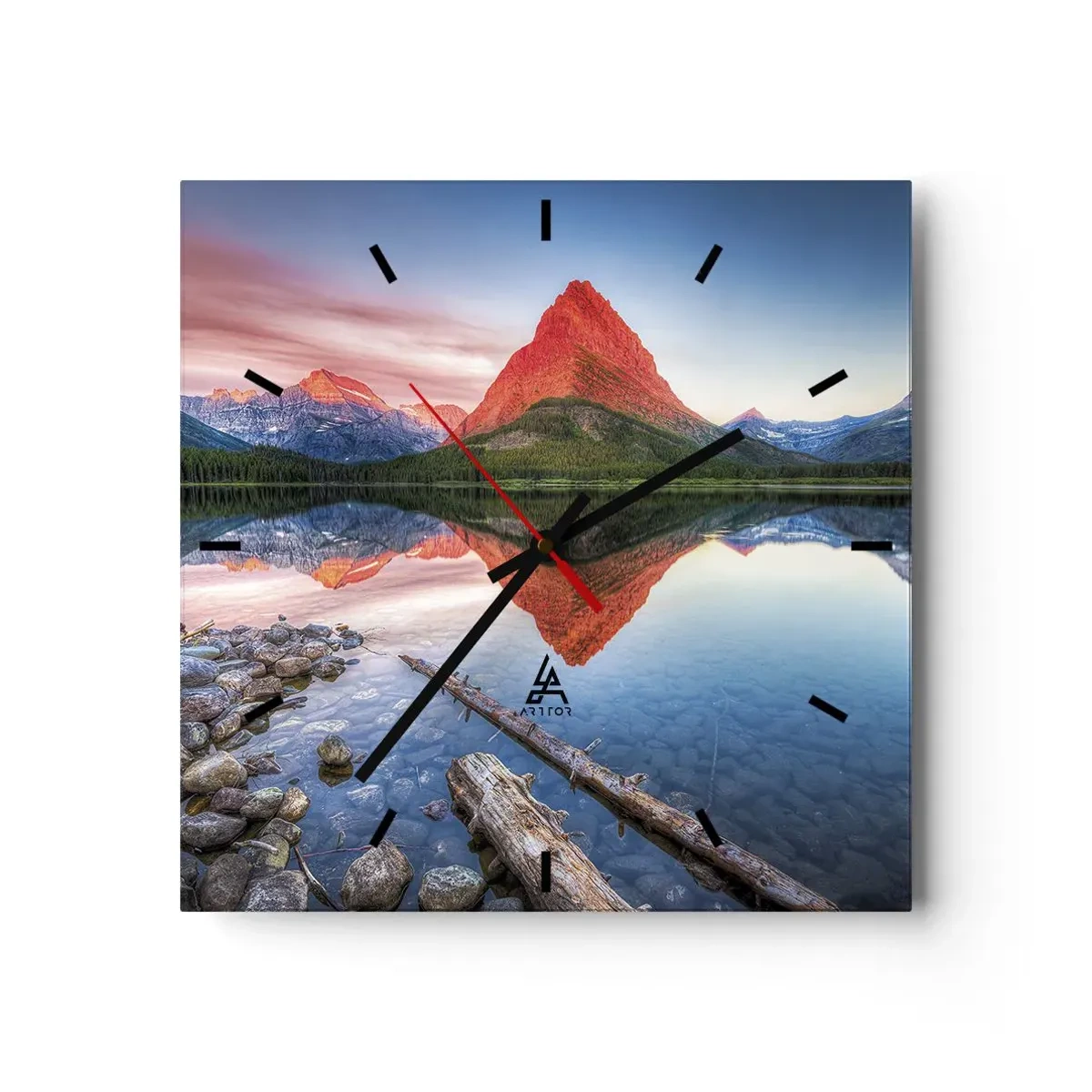 Wandklok - Klok - Warmte en koude - 30x30 cm
