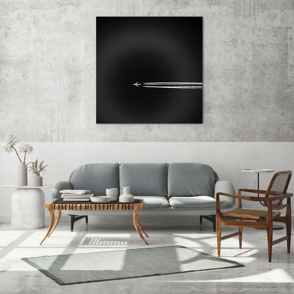 Schilderen op glas - Naar een andere dimensie - 30x30 cm