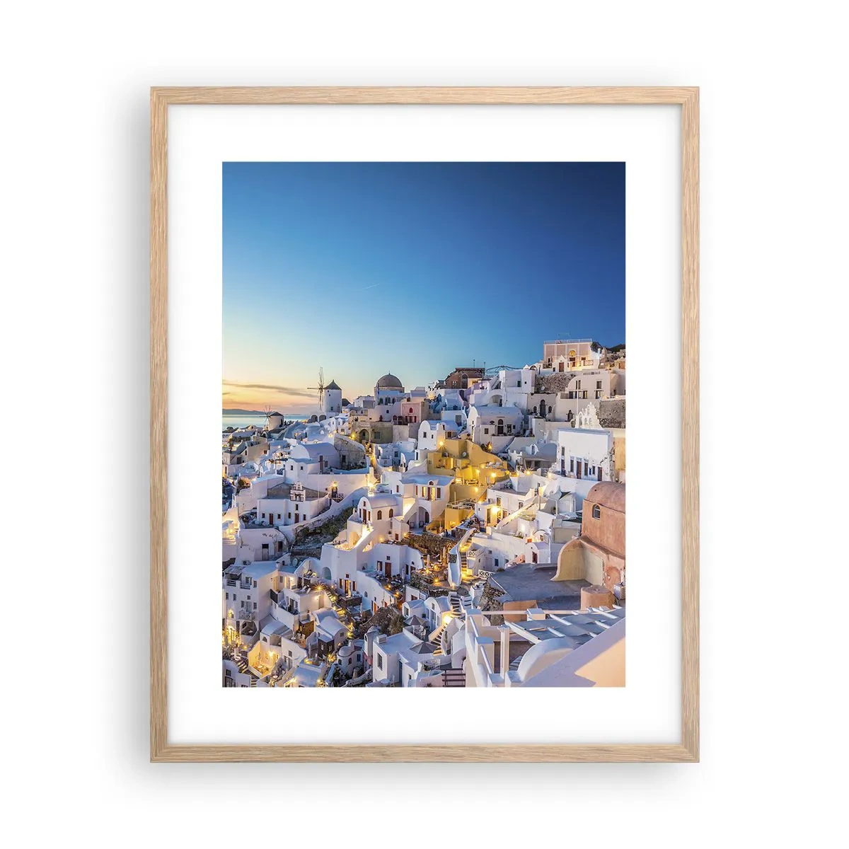 Een poster in een licht eiken lijst - De essentie van Grieksheid - 40x50 cm