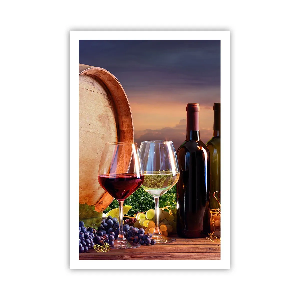 Poster - Het leven smaakt hier - 61x91 cm