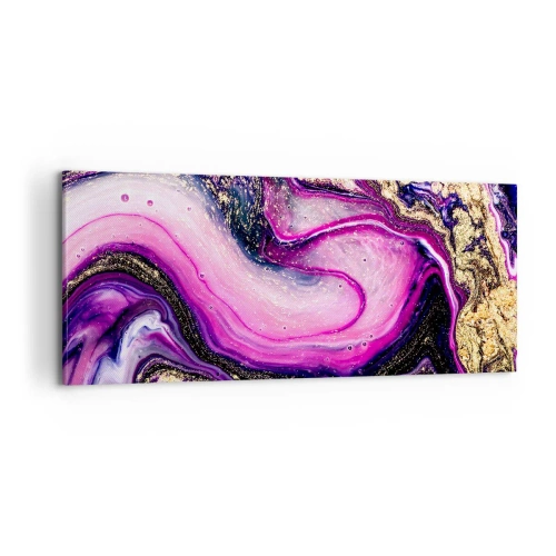 Schilderen op canvas - Een momentje achter de schermen - 100x40 cm