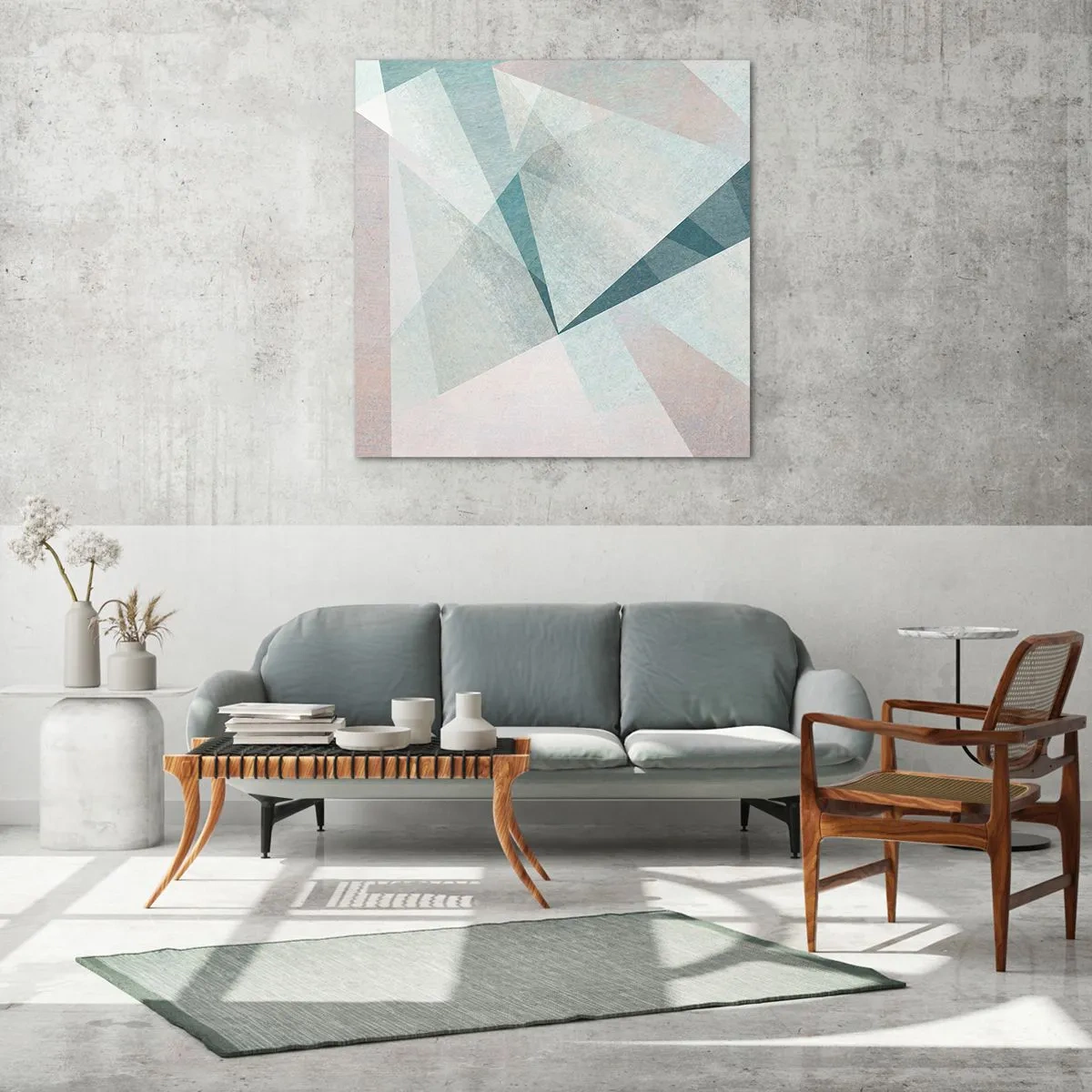 Schilderen op glas - Makkelijk maar dynamisch - 40x40 cm