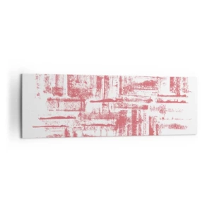 Schilderen op canvas - De rode stad - 160x50 cm