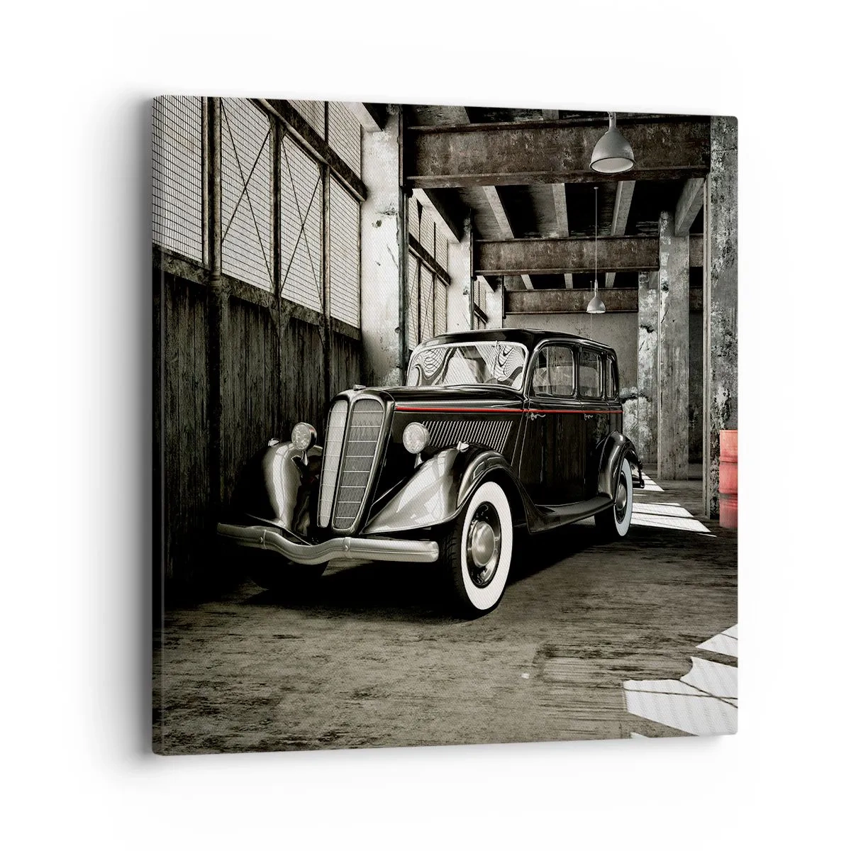 Schilderen op canvas - De eeuwige elegantie van de jaren 30 - 40x40 cm