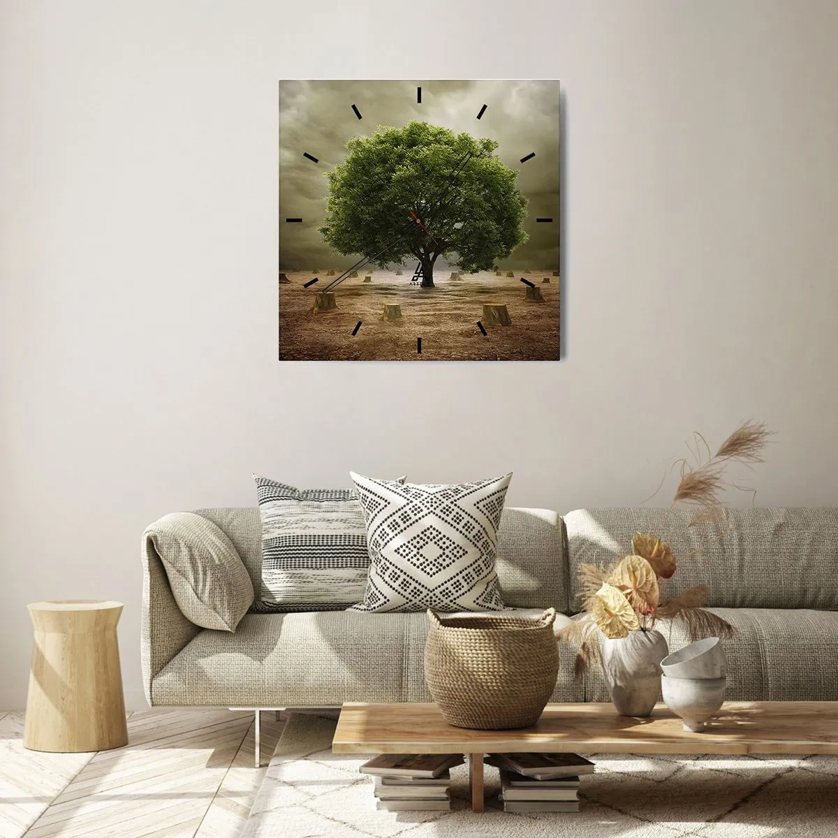 Wandklok - Klok - Alle hoop - 30x30 cm