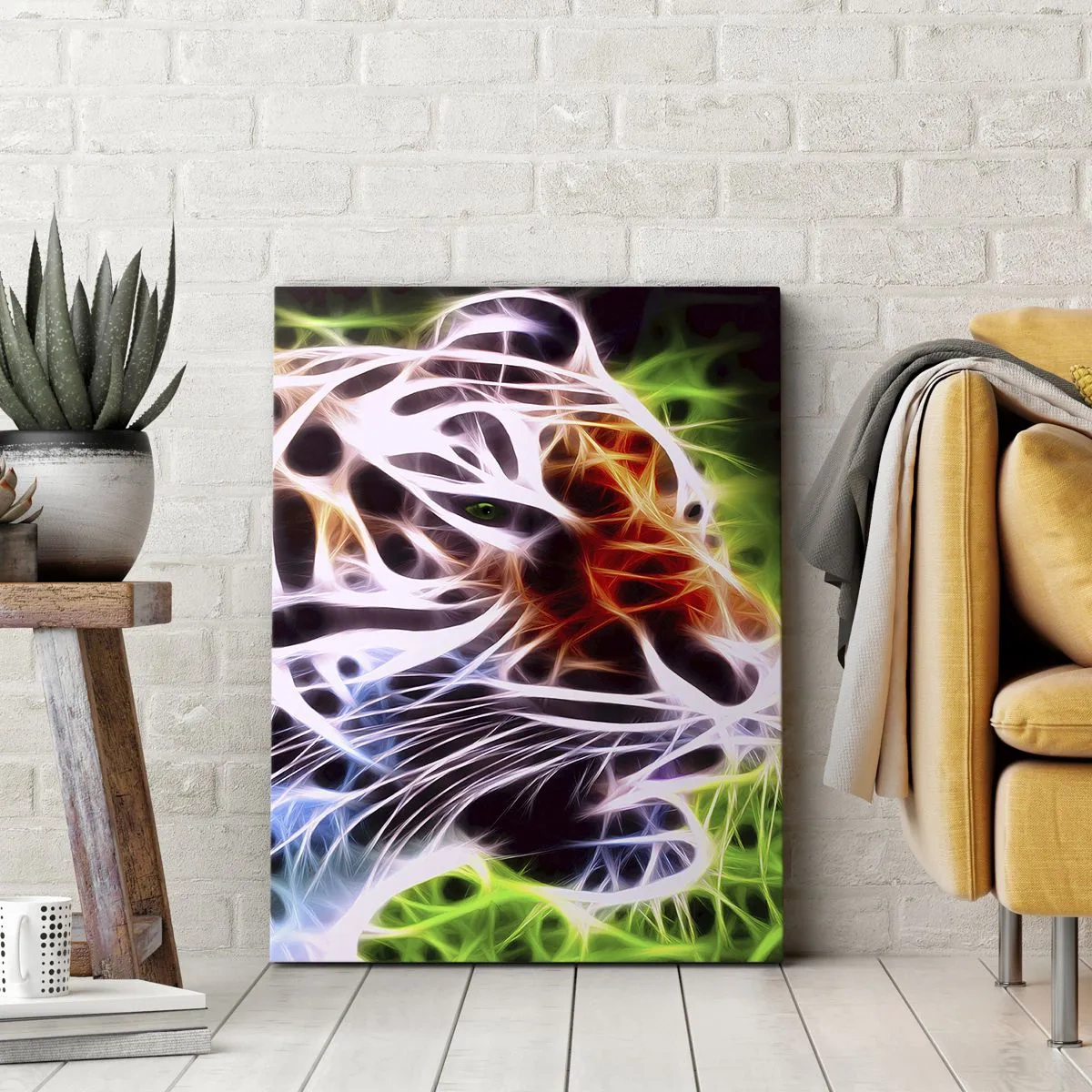 Schilderen op canvas - Vreselijke uitstraling - 65x120 cm