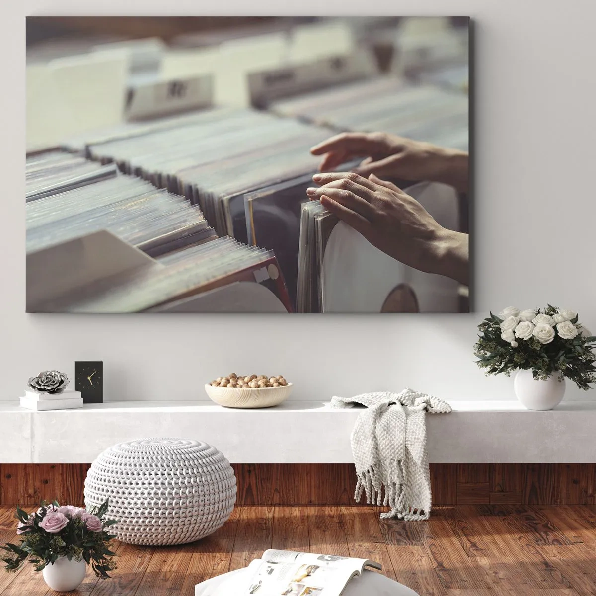 Schilderen op canvas - Op zoek naar emoties - 100x70 cm