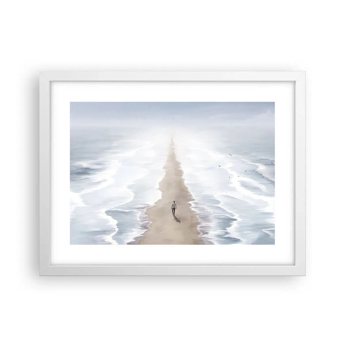 Poster in een witte lijst - Een gouden toekomst - 40x30 cm