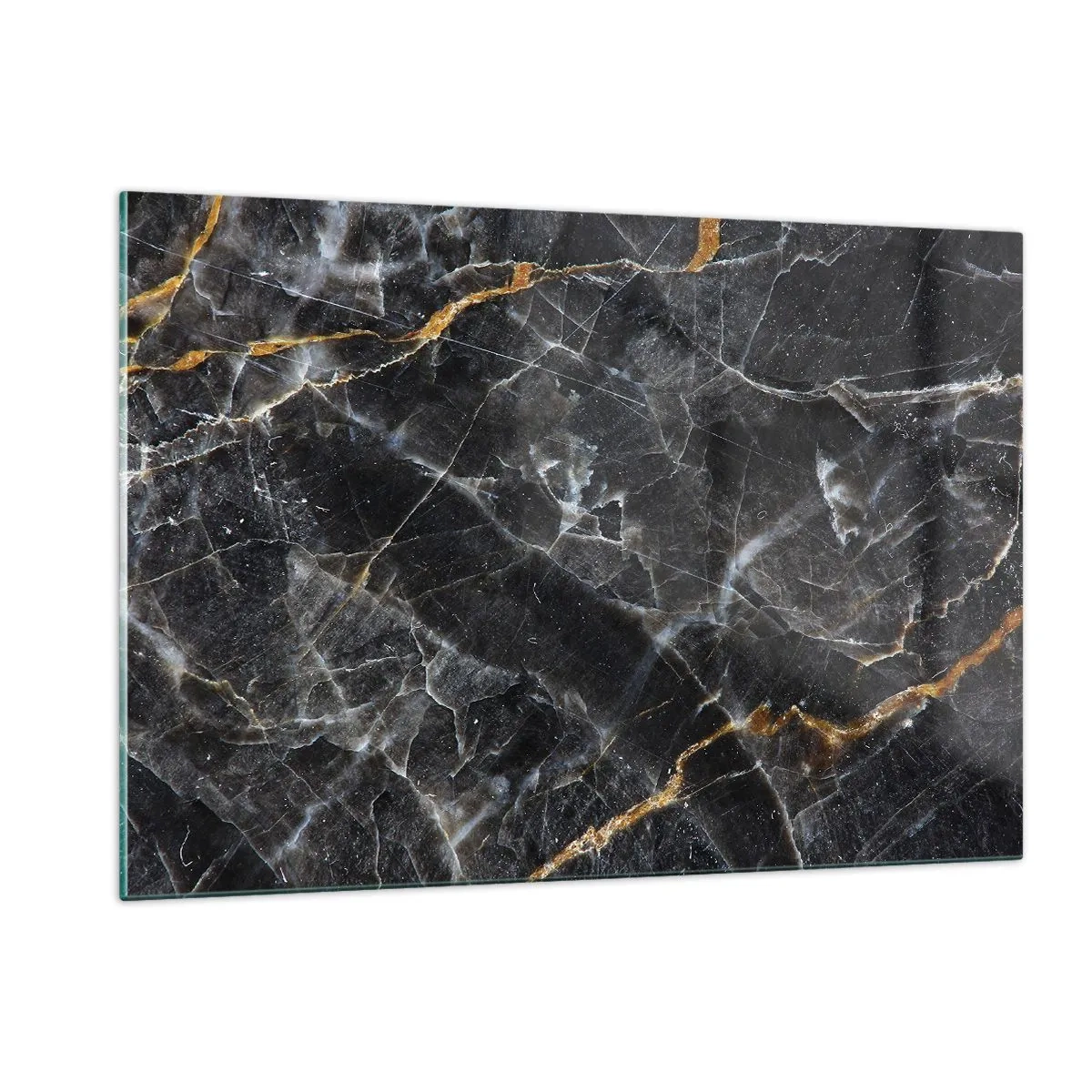 Schilderen op glas - Het innerlijke leven van de steen - 120x80 cm