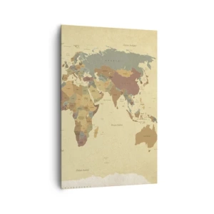 Schilderen op canvas - Voor jou - de hele wereld - 80x120 cm