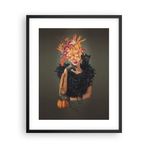 Poster in een zwarte lijst - De spreuk van een heks - 40x50 cm