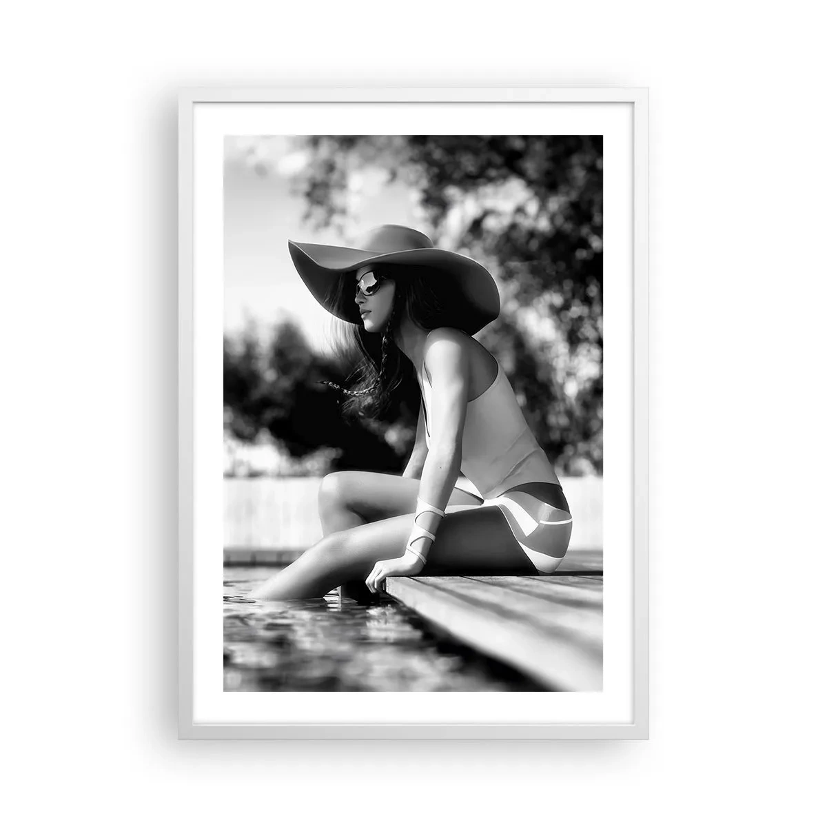 Poster in een witte lijst - Zomerdroom - 50x70 cm