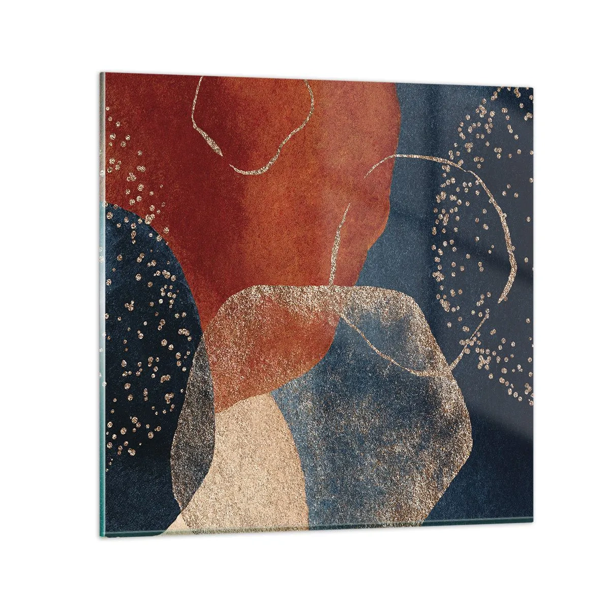 Schilderen op glas - De lichtheid van het zijn - 70x70 cm
