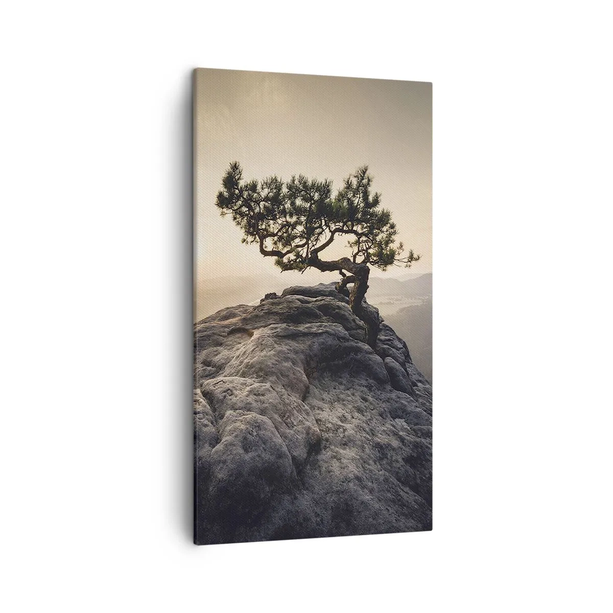Schilderen op canvas - Het leven wint altijd - 45x80 cm