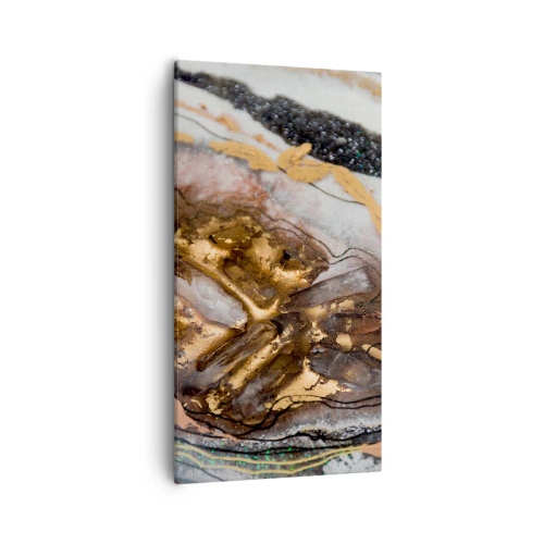 Schilderen op canvas - Het element aarde - 55x100 cm