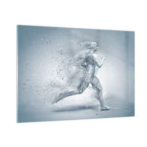 Schilderen op glas - Kristalheldere energie - 100x70 cm