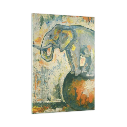 Schilderen op glas - Lang leve het circus! - 50x70 cm