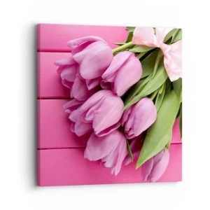 Schilderen op canvas - Enkel voor jou - 30x30 cm