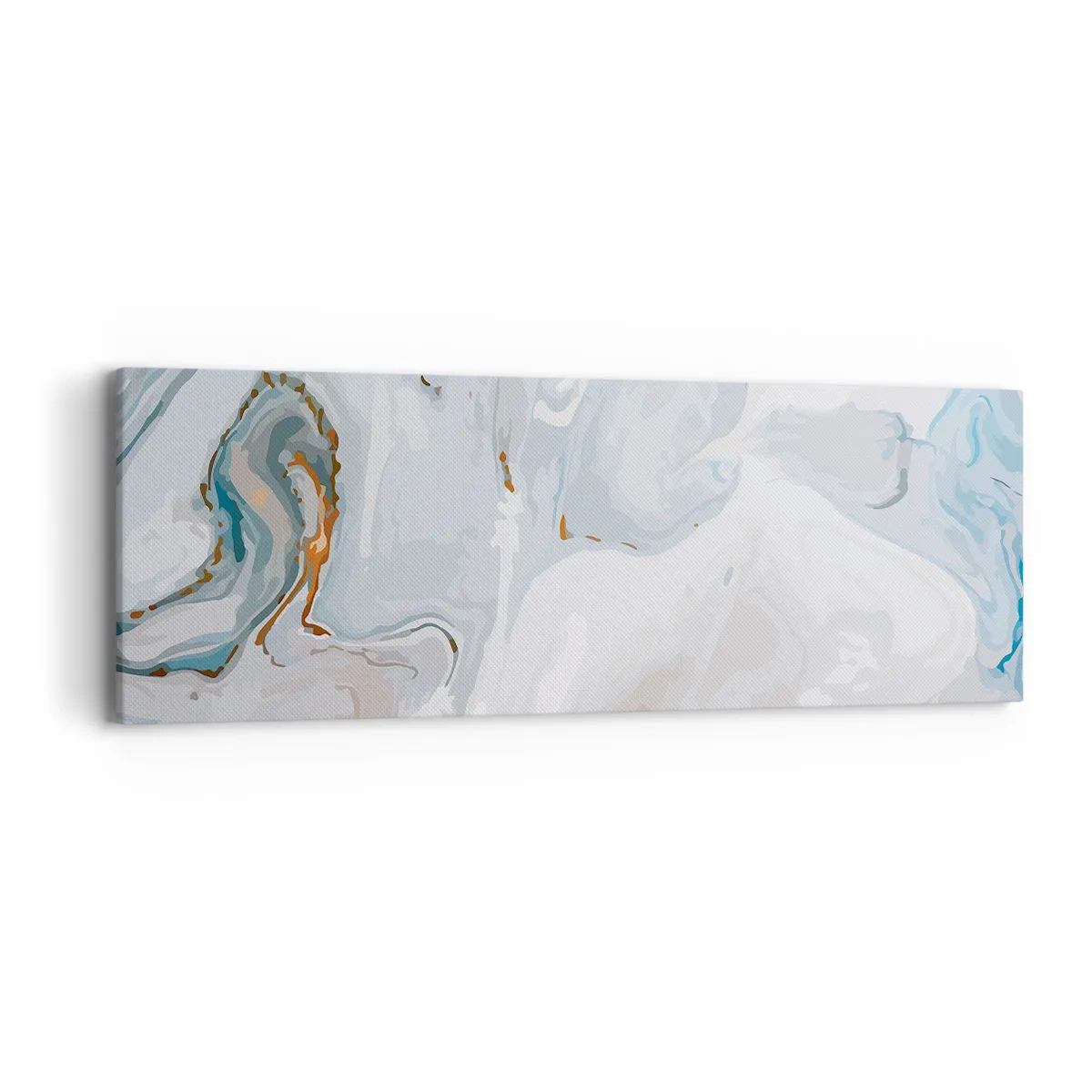 Schilderen op canvas - Het wit is verheven - 90x30 cm