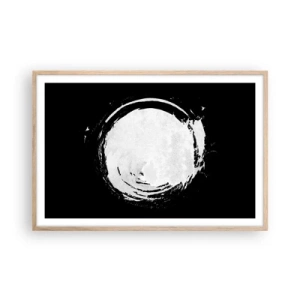 Een poster in een licht eiken lijst - Goede weg - 91x61 cm