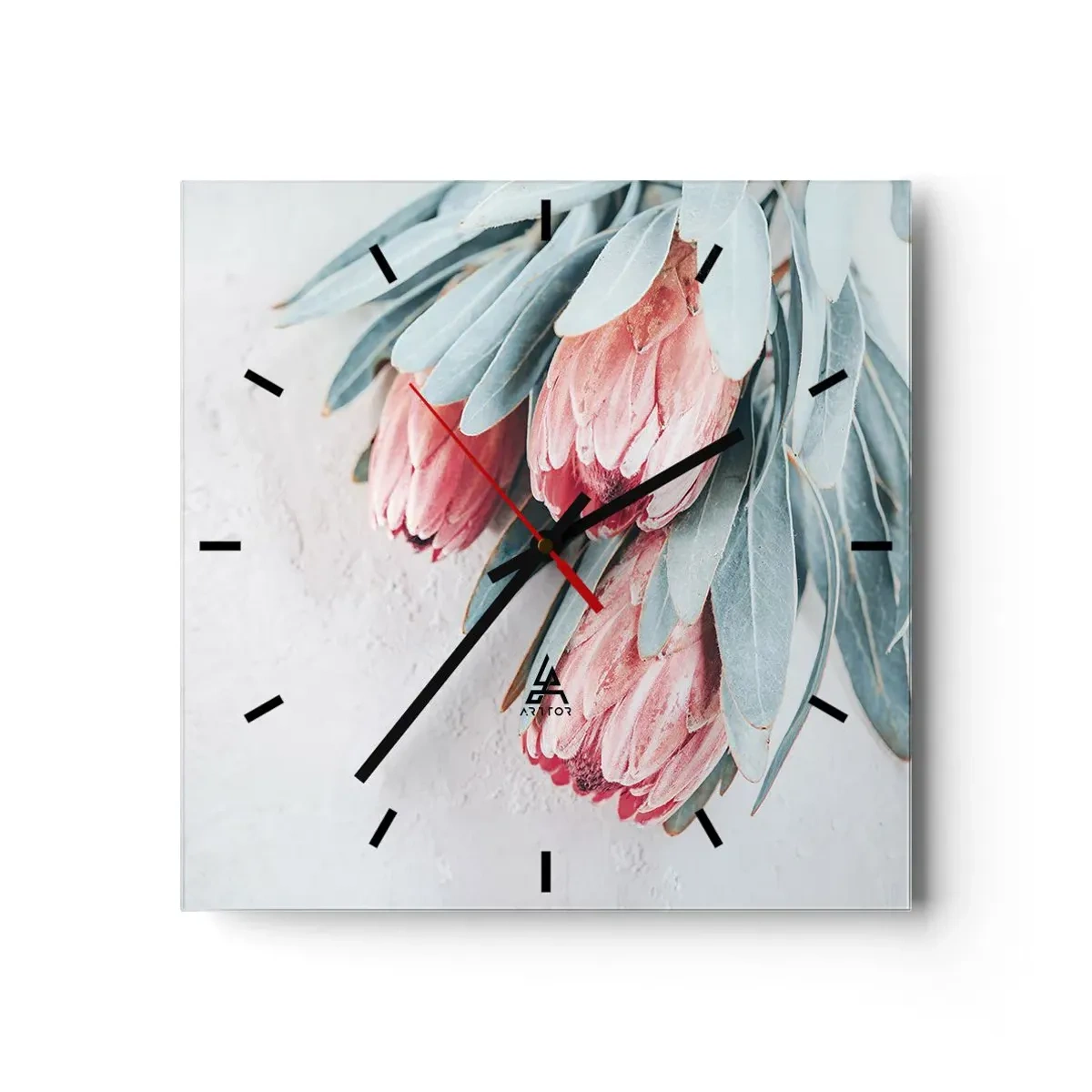 Wandklok - Klok - Schaamt zich voor hun eigen schoonheid - 30x30 cm