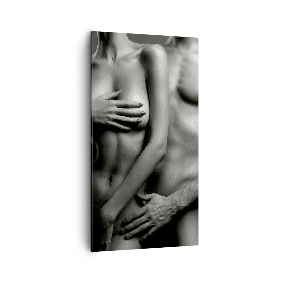 Schilderen op canvas - Adam en Eva - 55x100 cm