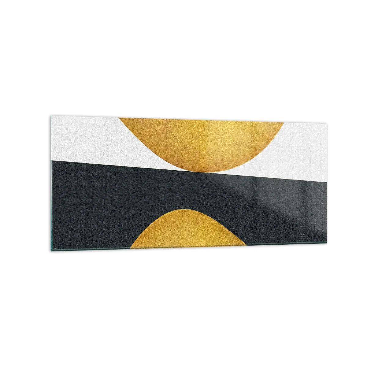 Schilderen op glas - Ten eerste: goud - 120x50 cm