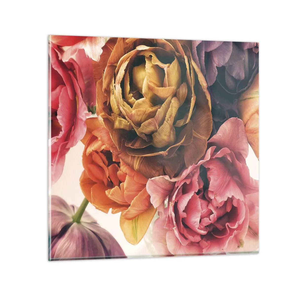 Schilderen op glas - Een viering van het leven - 50x50 cm