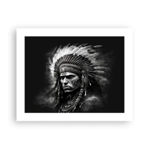 Poster - Een leider en strijder - 50x40 cm