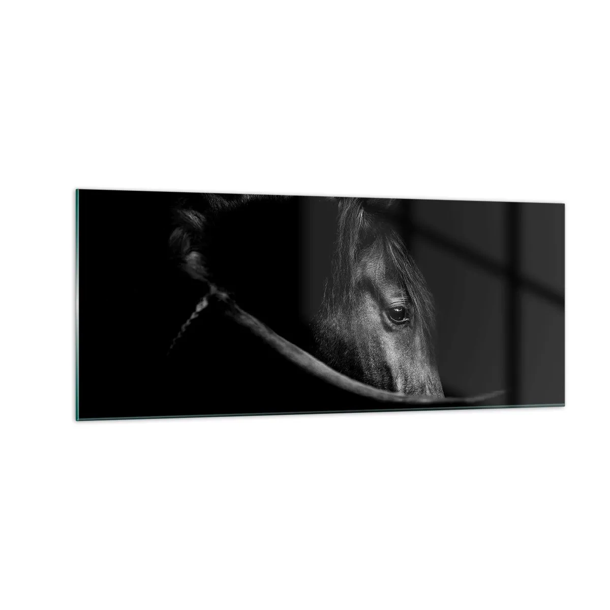 Schilderen op glas - Zwarte Prins - 100x40 cm