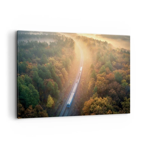 Schilderen op canvas - Herfst reis - 120x80 cm