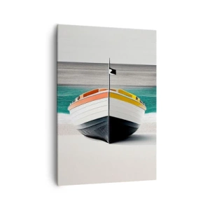 Schilderen op canvas - Op zijn plaats - 70x100 cm