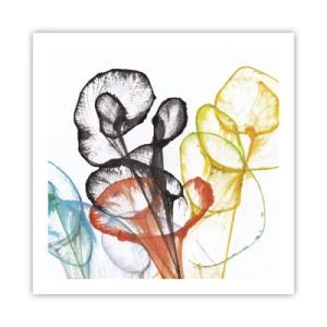 Poster - Bloemen met een ziel - 60x60 cm
