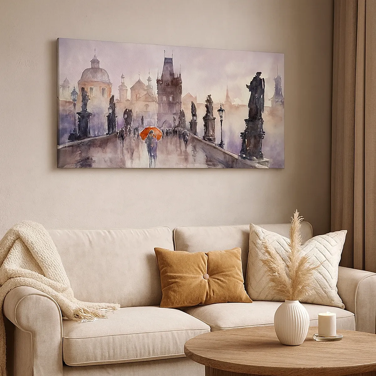 Schilderen op canvas - Mensen veranderen niet - 30x30 cm