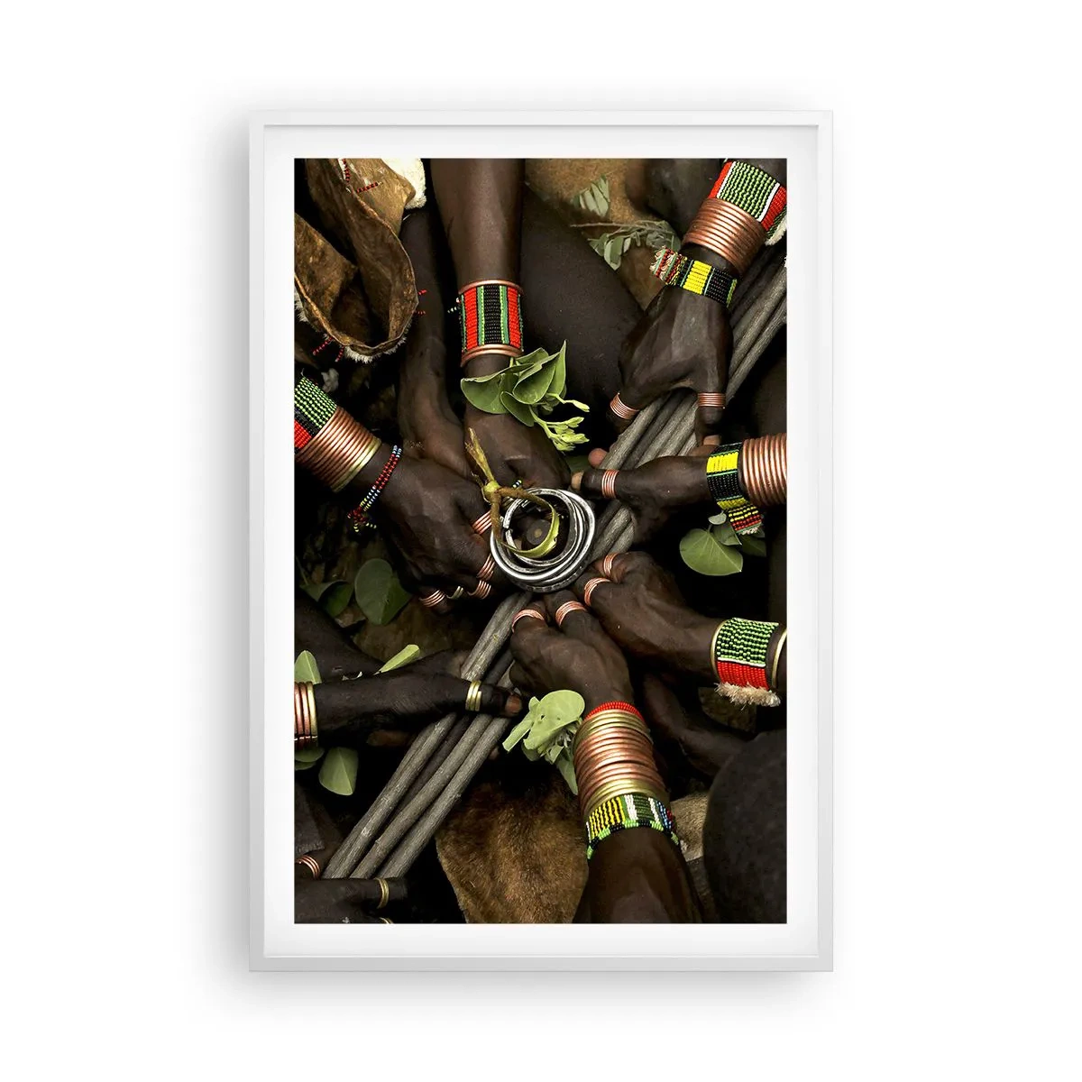 Poster in een witte lijst - Wij zijn samen - 61x91 cm