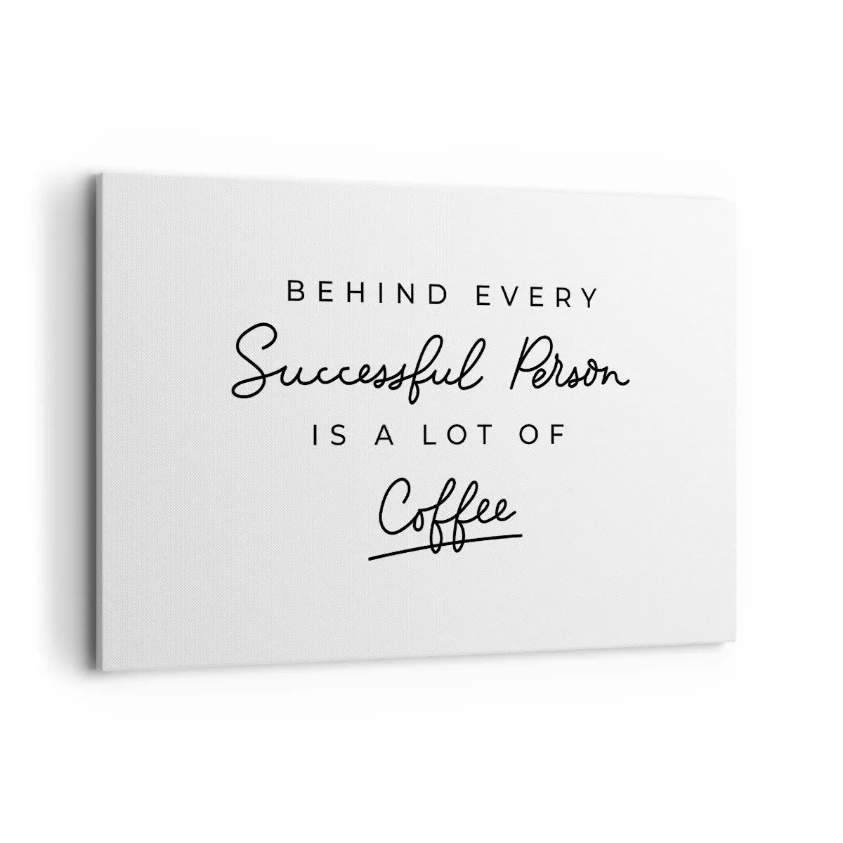 Schilderen op canvas - Het geheim van succes - 120x80 cm
