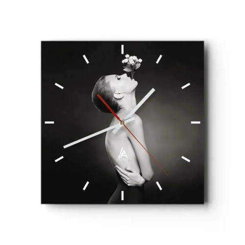 Wandklok - Klok - Excentrieke elegantie - 30x30 cm