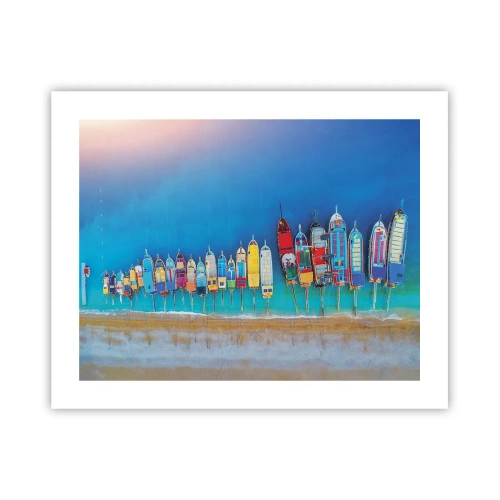 Poster - Vanuit vogelperspectief - 50x40 cm