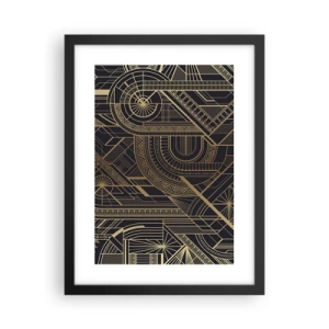 Poster in een zwarte lijst - Concepten, ideeën, plannen - 30x40 cm