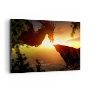 Schilderen op canvas - Drakendoder - 120x80 cm