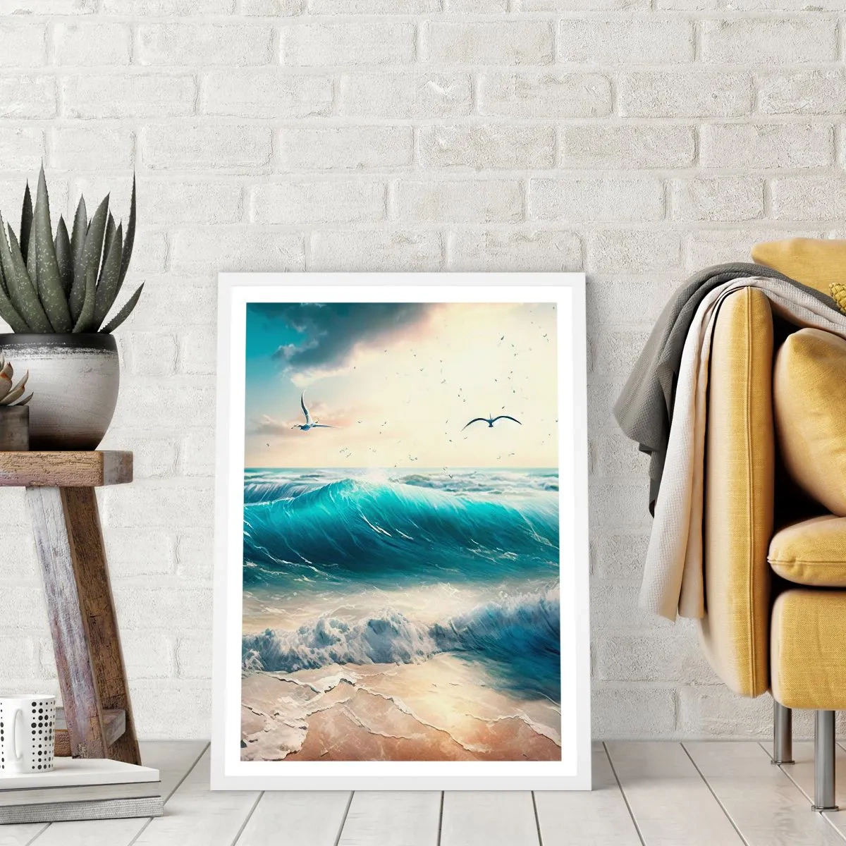 Poster in een witte lijst - Ritselt alleen voor jou - 70x100 cm